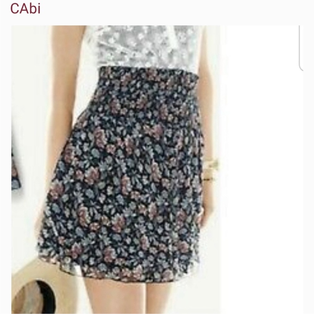 CAbi pull on skirt/strapless top style 5154